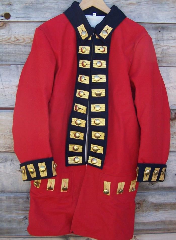 Revolutionary War British Army Regimental Red Frock Coat 42