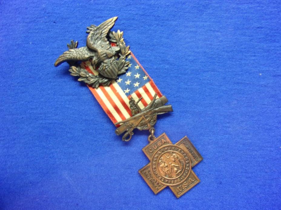 ORIGINAL SPAN AM WAR VETERAN'S MEDAL
