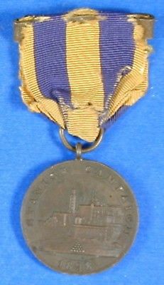 UNITED STATES SPANISH CAMPAIGN MEDAL NAVY IMPRESSED: 5265                  P8376