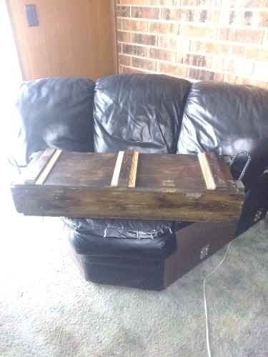 105 MM HOWITZER US ARMY WOODEN AMMUNTION AMMO CRATE WOOD BOX