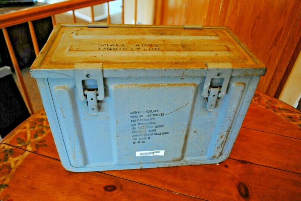 Vintage Ammo Case Box for 20mm Anti-Aircraft