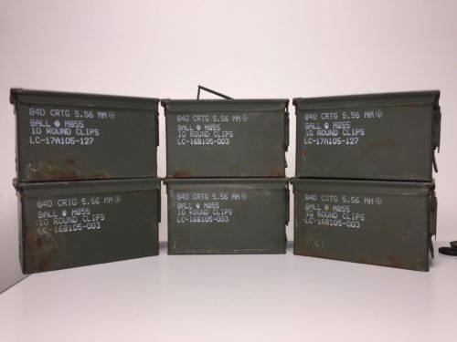 Lot of 100 U.S Military Ammo Cans, Military Surplus, M2A2
