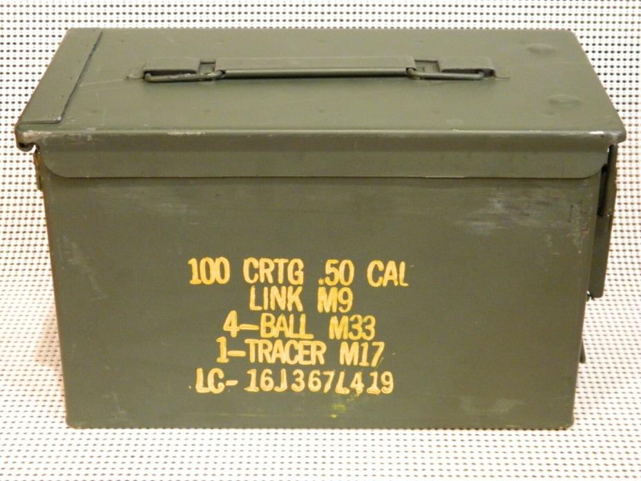 Ammo Can Box - 50 Cal - Metal Storage Container