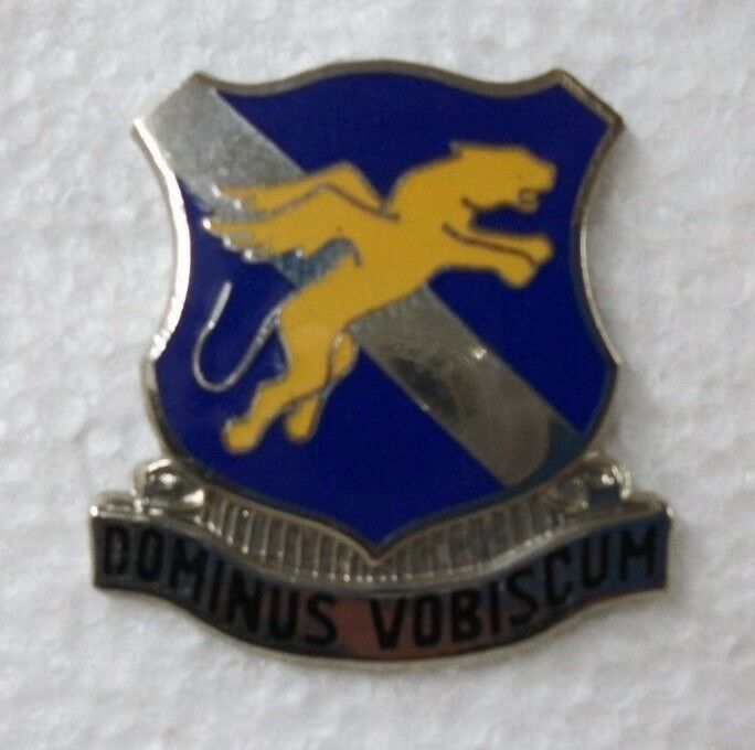 Vintage Texas A&M ROTC 1st Wing Distinctive Crest Dominus Vobiscum PIN US Meyer