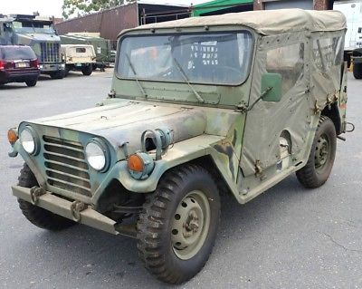 Military M151A2 Jeep AM General MUTT with Soft Top, Doors and ROPS All Original