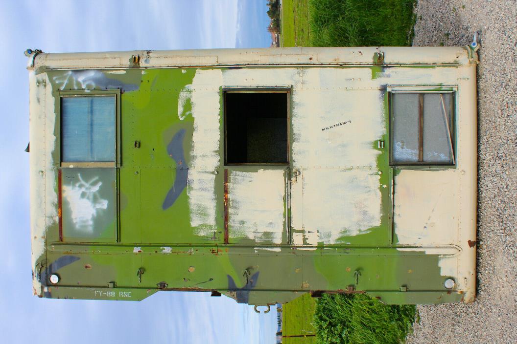 Military Truck M109 Insulated Van BODY ONLY Command Center M35 Vehicle