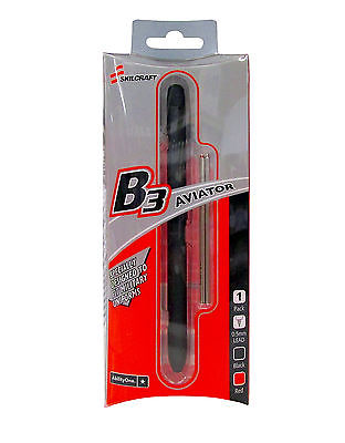 Skilcraft B3 Aviator Pen Multifunction Black & Red Ink, Medium Point, w/ Pencil