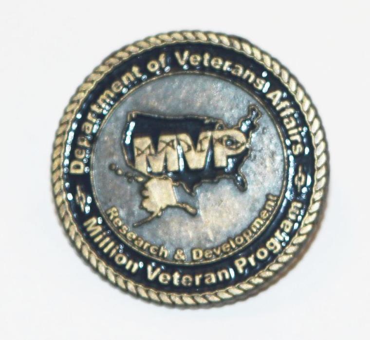 Department of Veterans Affairs MVP Service Medal Pin - Million Veteran Program