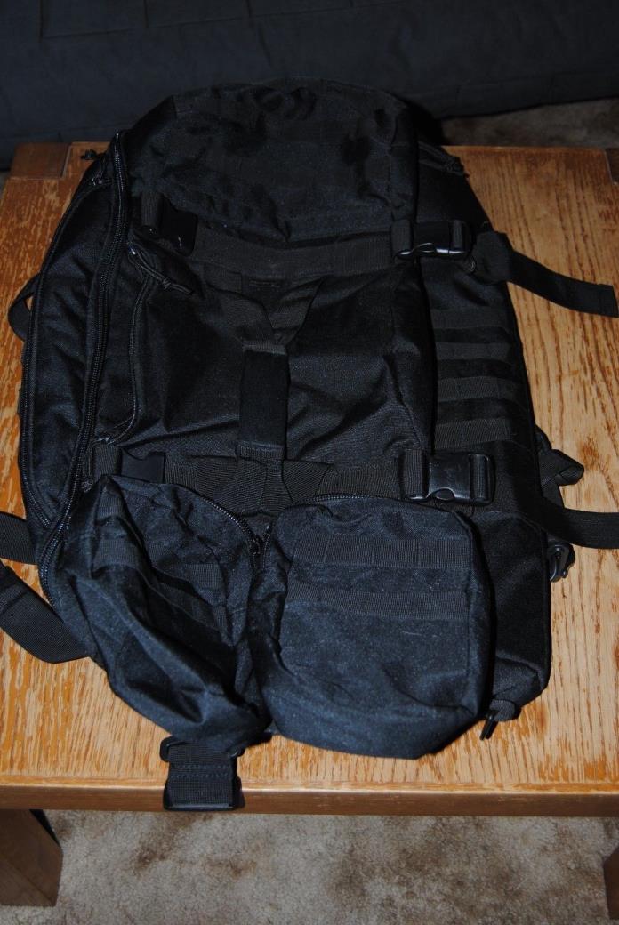 World Famous Sports WFS 45 L Tactical Duffel Bag backpack Black