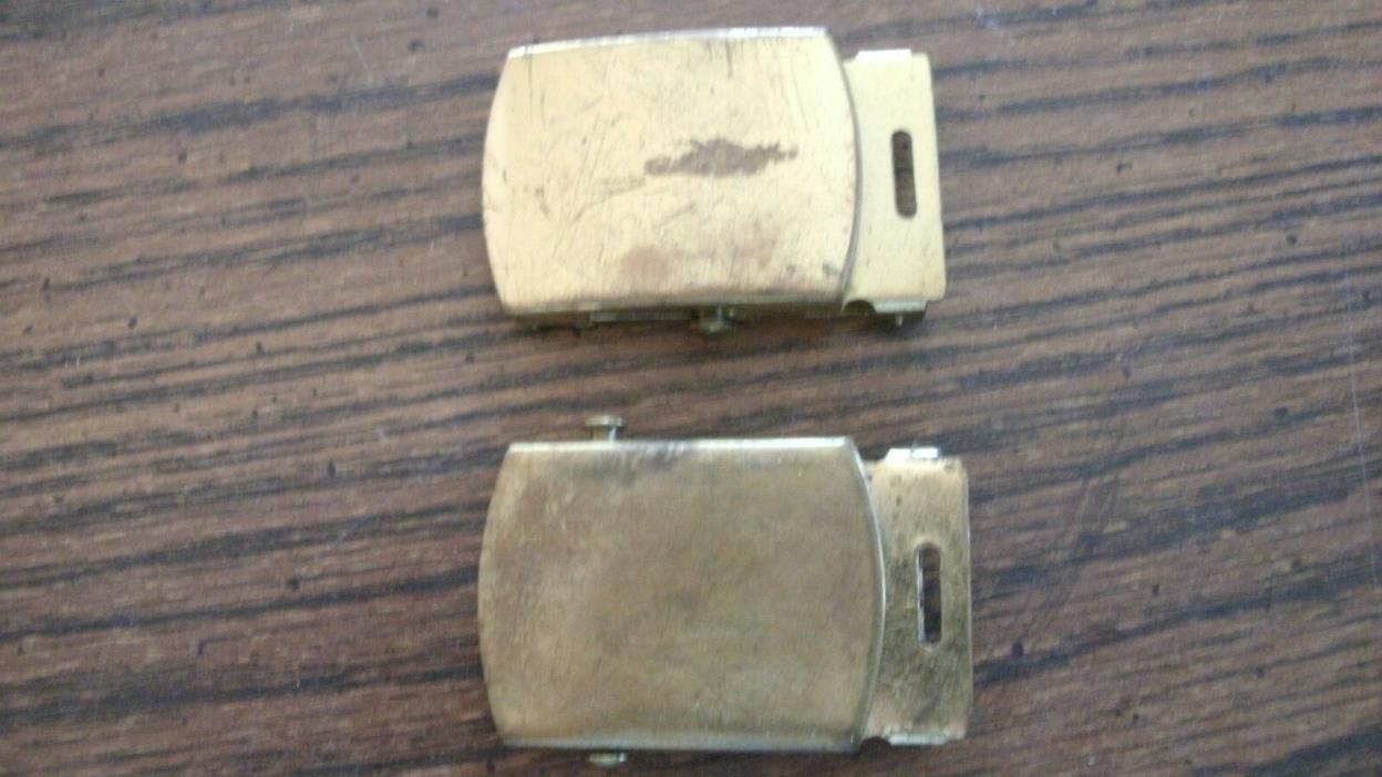 2 Military Belt Buckels