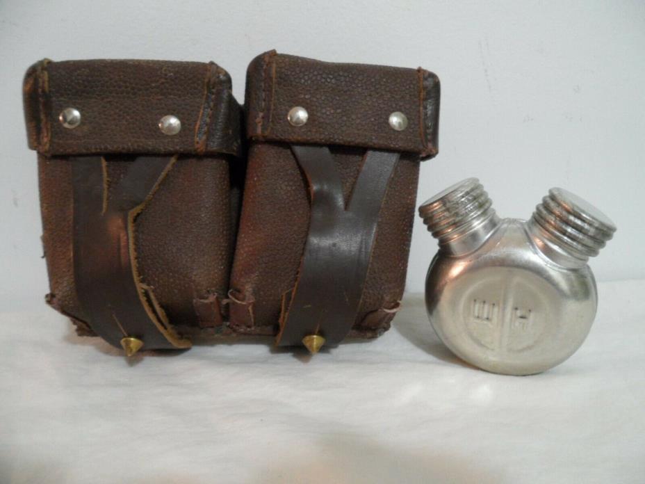 Vintage SOVIET AK ammo pouch Tin Flask