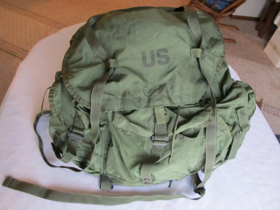 LC-1 Green Nylon US Military Combat Field Pack Large Rucksack Backpack No Frame