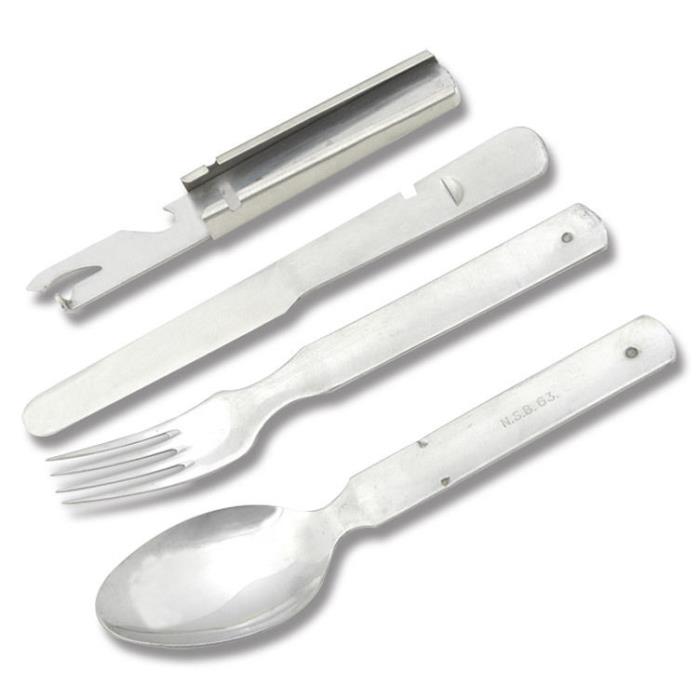 German Military issue knife fork spoon Mess Set New