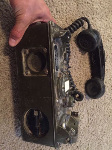 Vintage Army Field Phone Radio Telephone Set TA-312/PT With Case