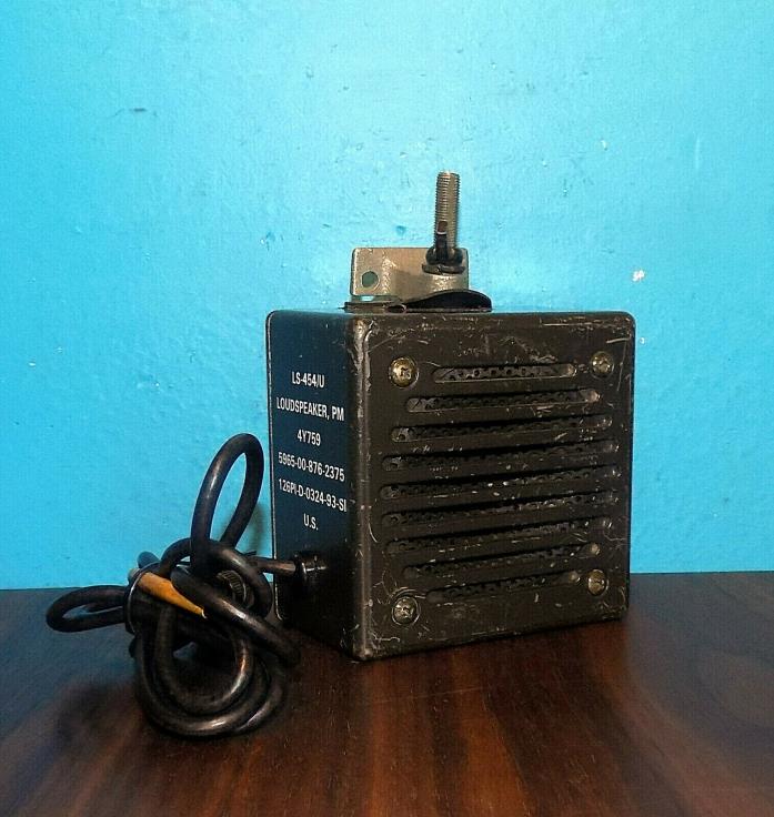 LS-454/U Loudspeaker for Military Signal Corps Radio Free Shipping