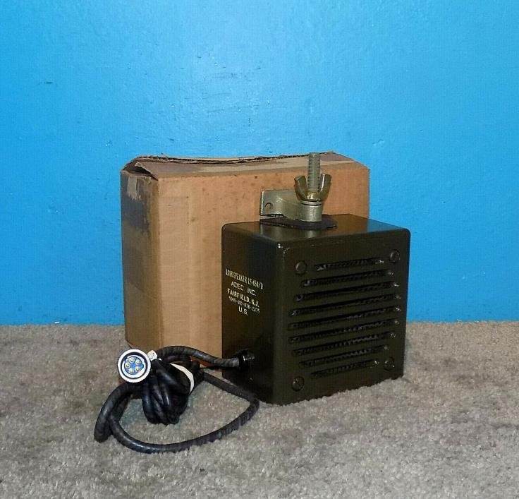 NOS US ARMY Signal Corps Military Loudspeaker LS-454/U 4FU3866 ADEC Inc