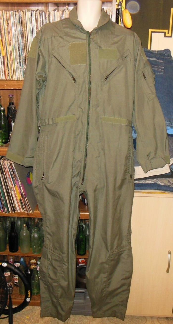 MILITARY UNIFORMS AIR FORCE FLIGHT SUIT COVERALLS SIZE 44 REGULAR BDU GREAT BUY
