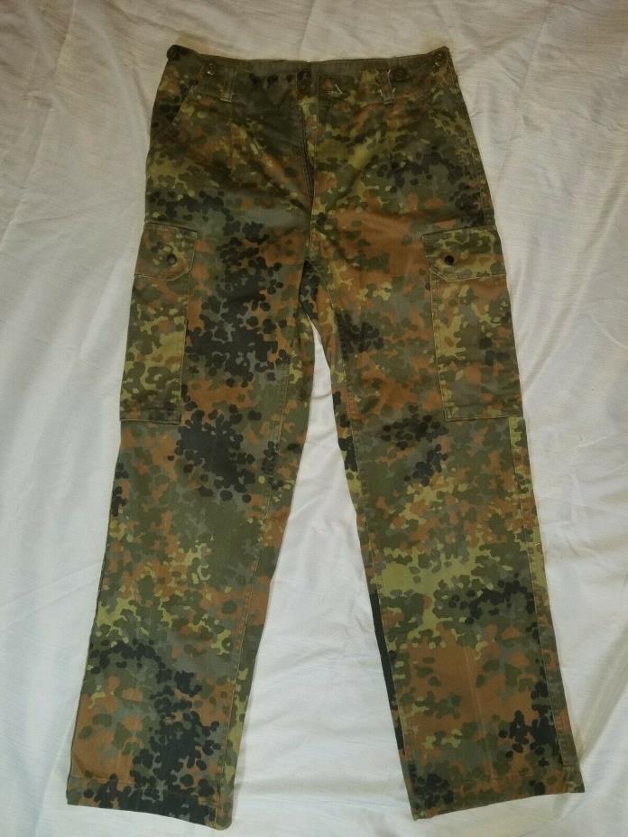 German Army Flecktarn Combat Trousers Pants - Small Regular