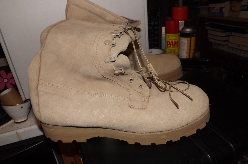 NOS (New Old Stock) Desert Combat Boot Intermediate Climate Basic Issue SZ 13.5R
