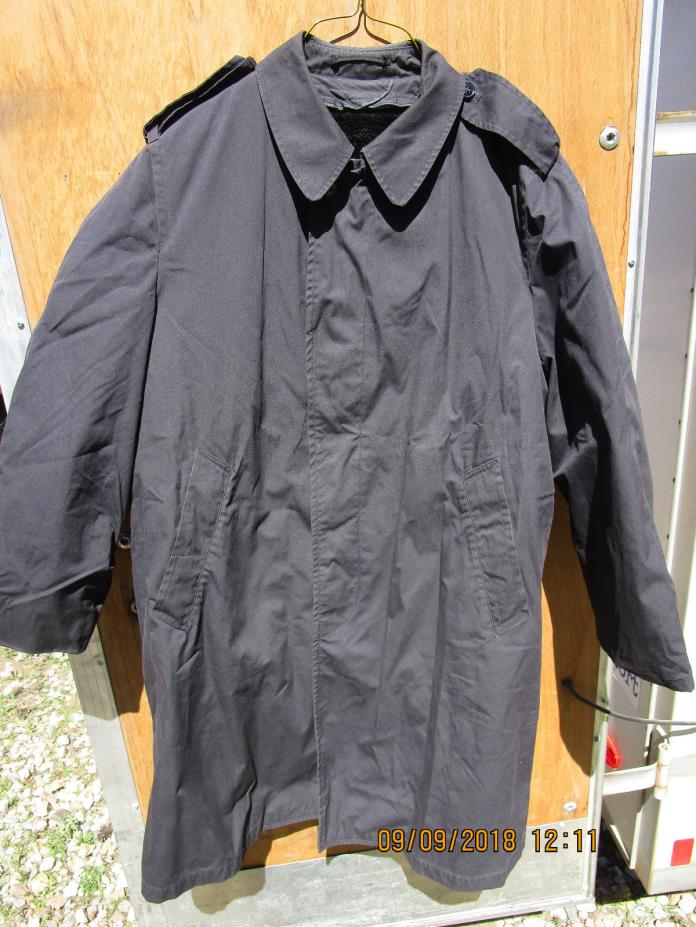 Raincoat, Man's, Black, 42S