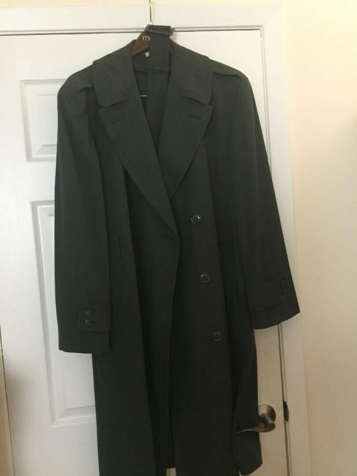 US ARMY VIETNAM ERA MAN'S WOOL OVERCOAT AG 44 SIZE 41 R (1967) Great Condition