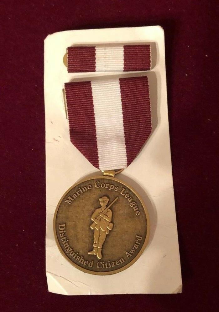 Marine Corps League Distinguised Citizen Award Medal and Ribbon MINT Vietnam Era