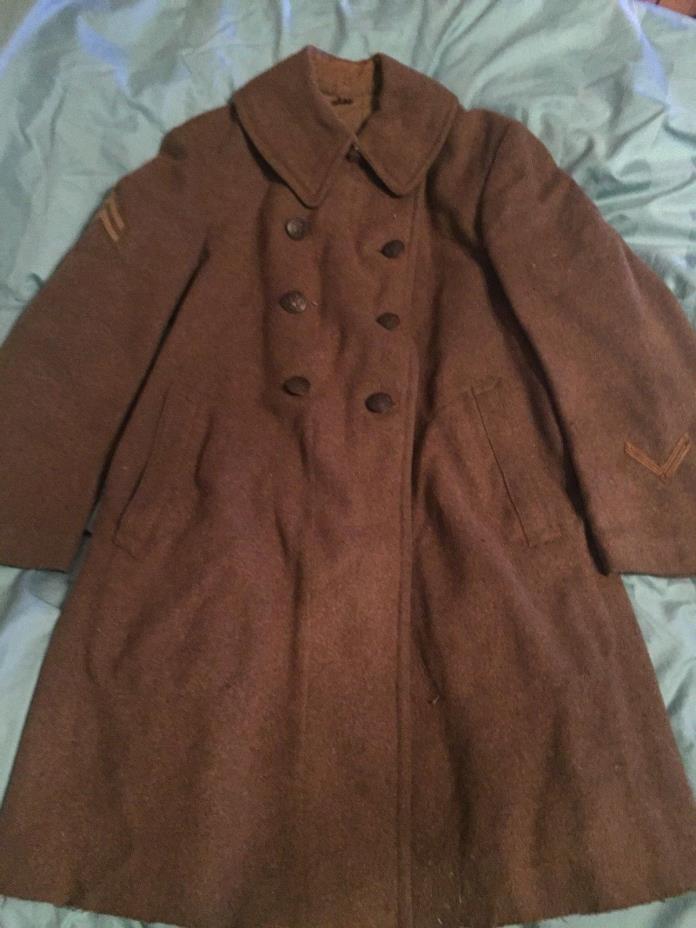 WWI Named 87th Division 345th Infantry Overcoat