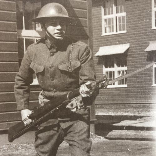 WWI 27th Division Painted Helmet Patched Photo Lot LOOK