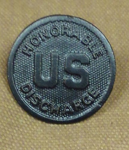 WWI US Collar Disk, Honorable Discharge