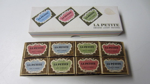 Box of La Petite Swedish Luxury Matches / 20 Boxes of Stick Matches