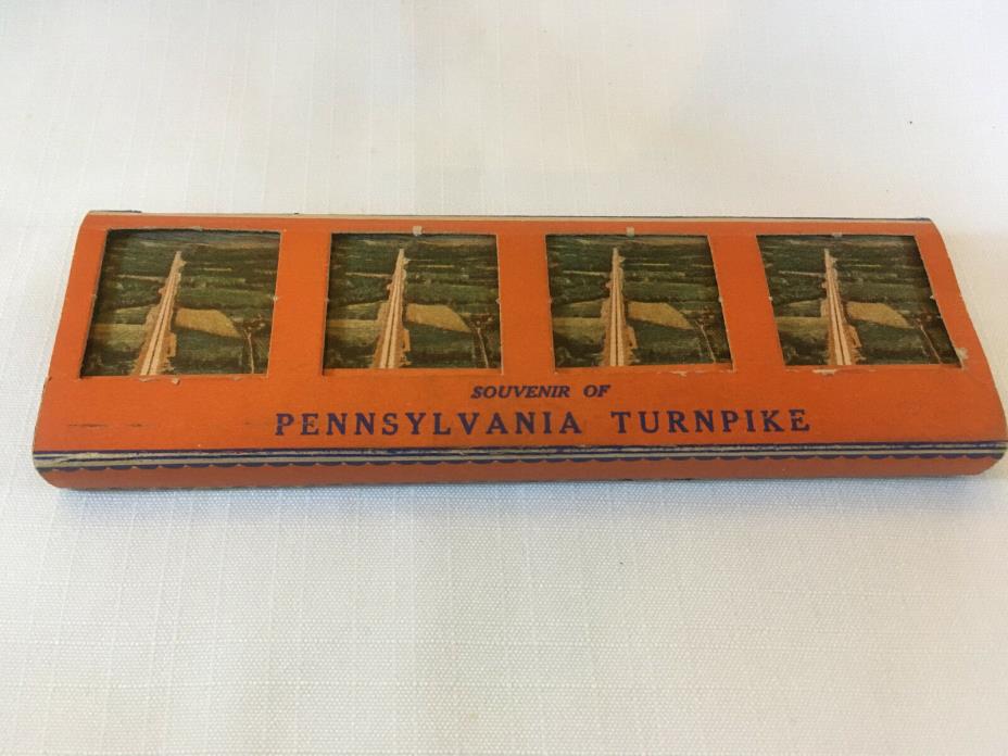 Pennsylvania Turnpike Matchbooks, Set of 8, with Holder, Unused
