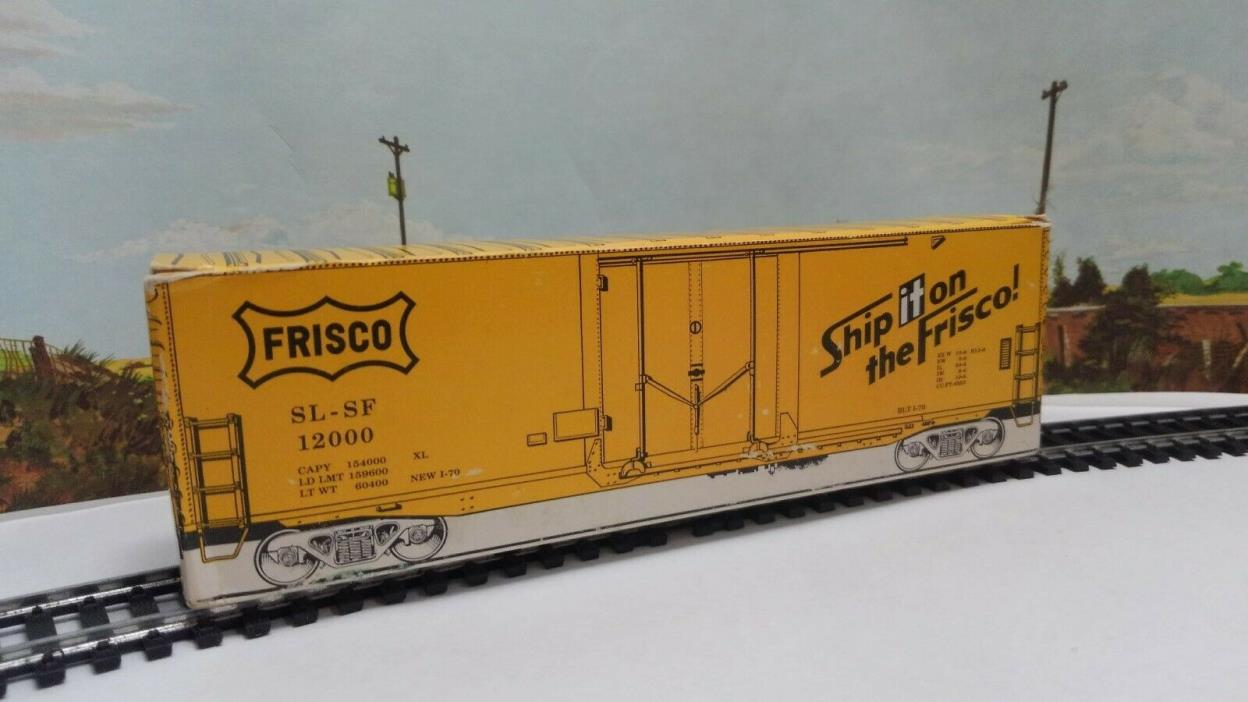 HO Scale  Ship It On The Frisco Vintage Railway Matches Box Car Advertisement
