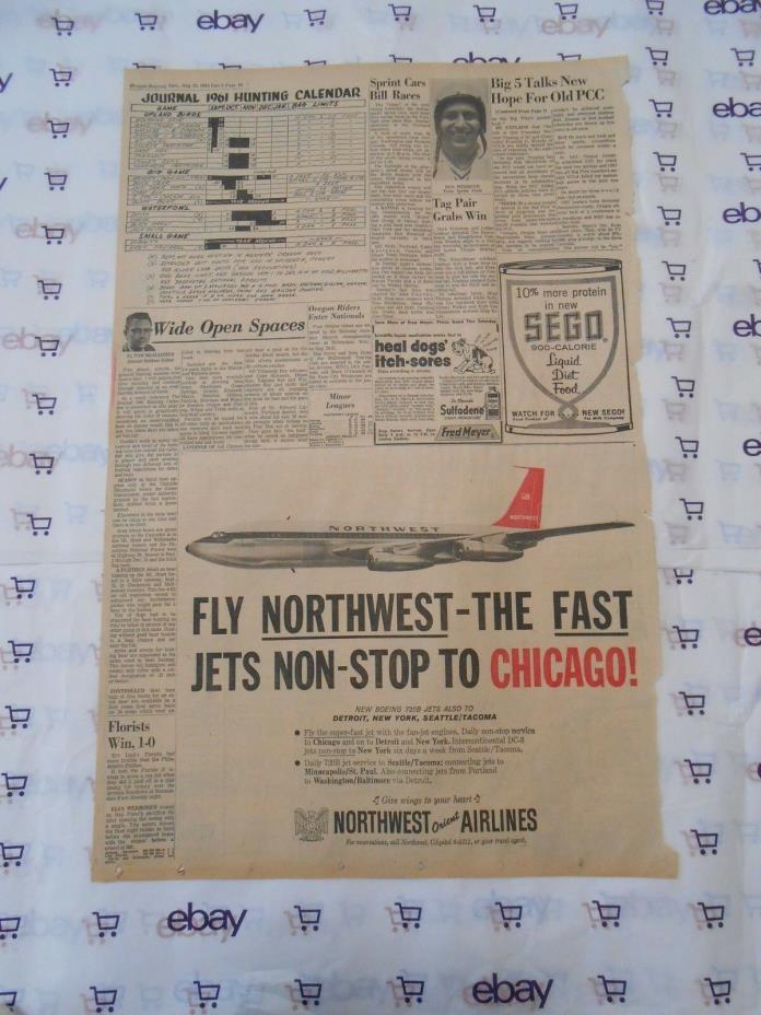 THE OREGON JOURNAL - NORTHWEST AIRLINES 