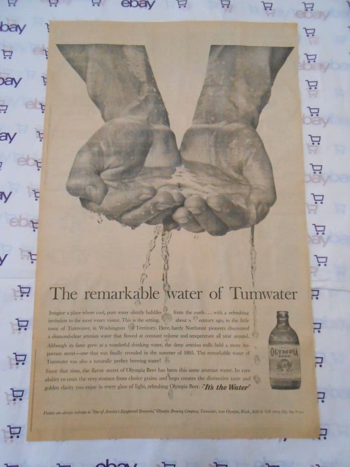 THE OREGON JOURNAL - OLYMPIA BEER 