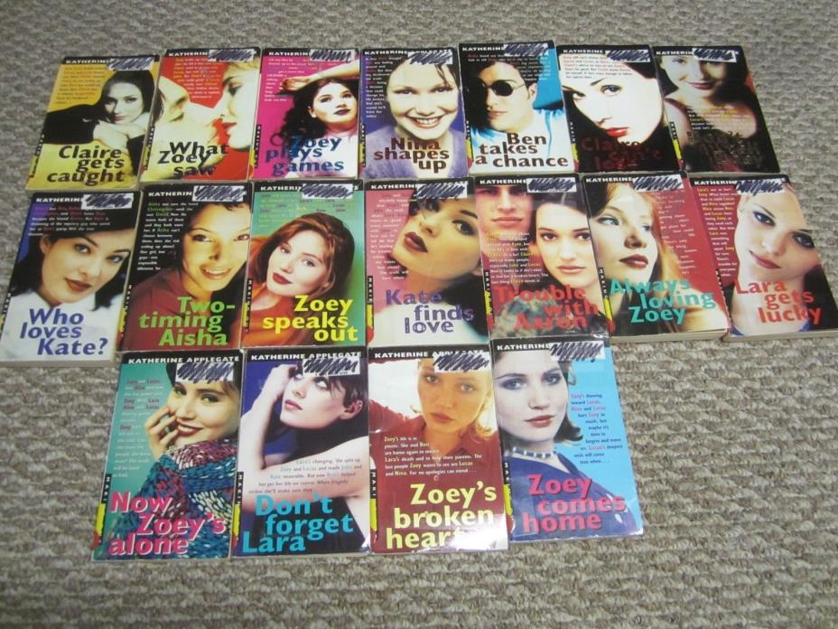 Lot of 18 - MAKING OUT Series - Katherine Applegate - CLAIRE GETS CAUGHT.....