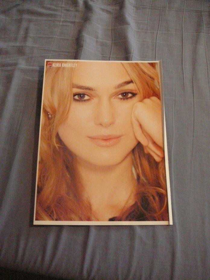 KEIRA KNIGHTLEY PIN UP POSTER PHOTO AFFICHE DÉTACHABLE 7 JOURS 2006 7.5 x 10.5