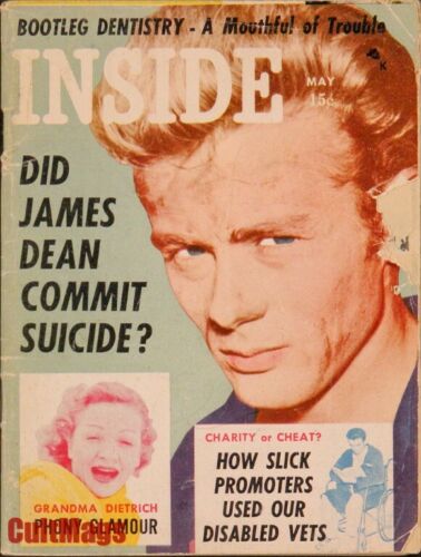 Inside 1956 May Vol 2 No 2 James Dean death Marlene Dietrich Ava Gardner digest