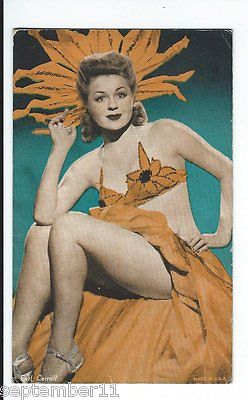 1940's Mutoscope / Arcare  Pin Up Card Earl Carroll Girl In Scant Costume