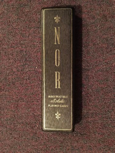 Vintage NOR Indestructible Playing Cards In Box