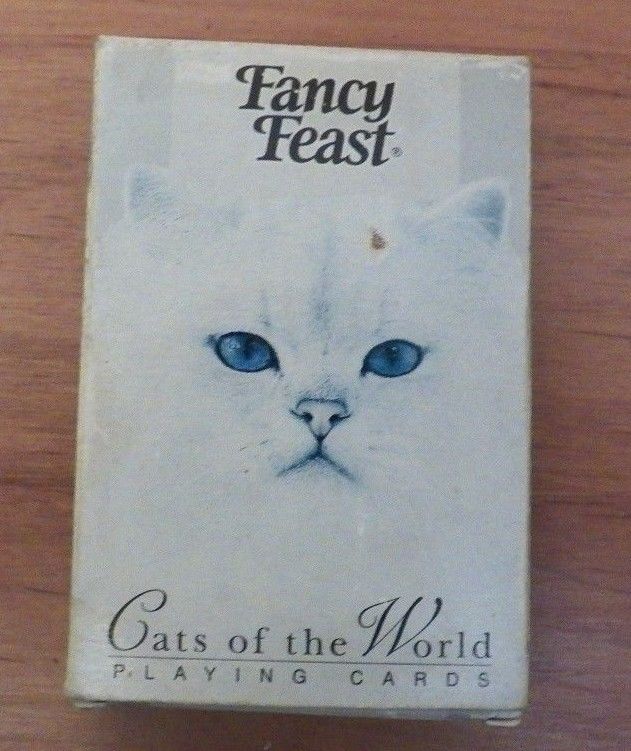 Fancy Feast Cats of the World Playing Cards EUC