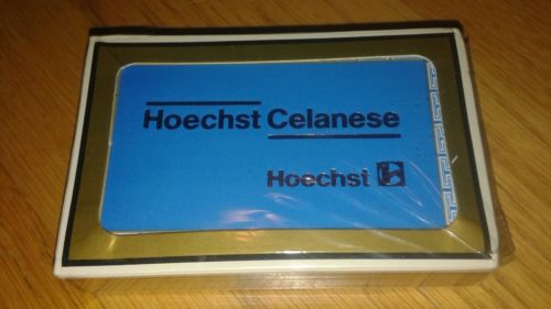 VINTAGE HOECHST CELANESE PLAYING CARDS BRAND NEW NEVER OPENED