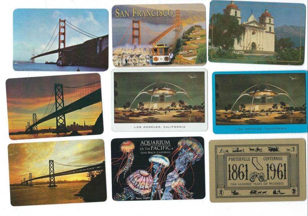 41 State - California Playing Cards Single/Swap Cards