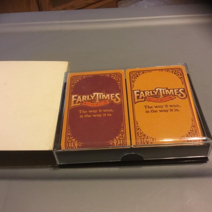 Early Times 2 Sets Playing Cards