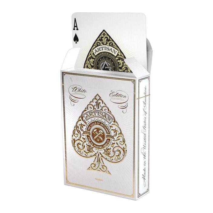 Artisan Playing Cards White Edition by theory11