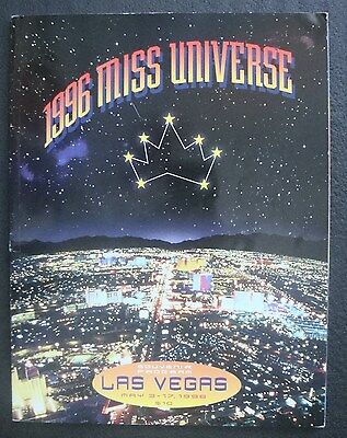1996 MISS UNIVERSE  PROGRAM BOOK!!!
