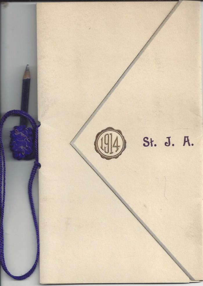 ST. JOHNSBURY [VT] ACADEMY,1914, PLAY, 
