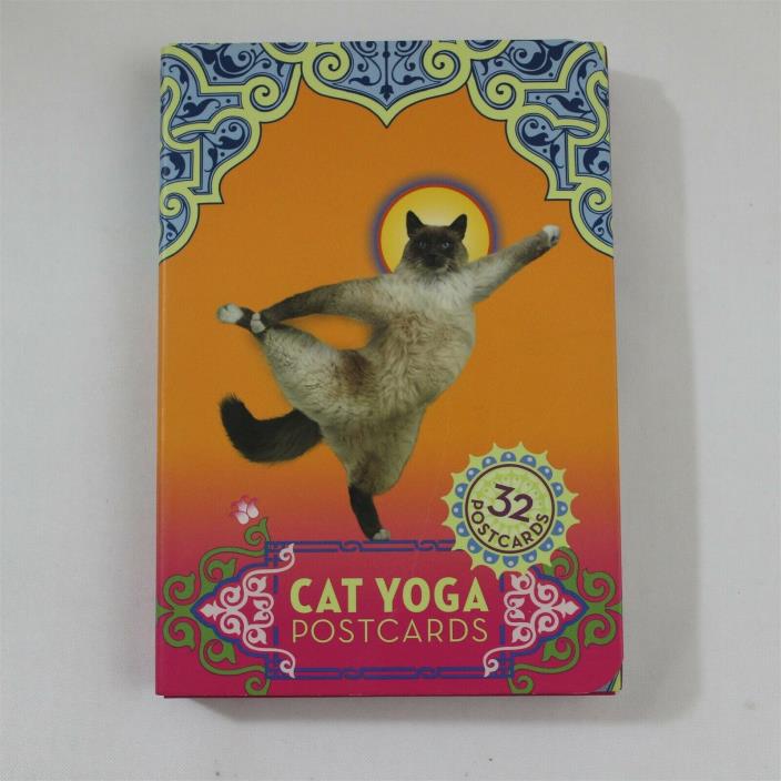 Cat Yoga 29 Postcards Boxed 2007 Designer Dmytrowski Feline
