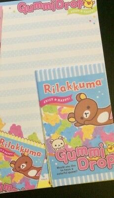 Rilakkuma Snacks Letter Set - Cute Korean Stationery - Kawaii writing paper