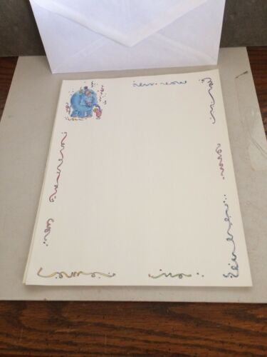 Elephant Stationary. 25 Sheets With Envelopes