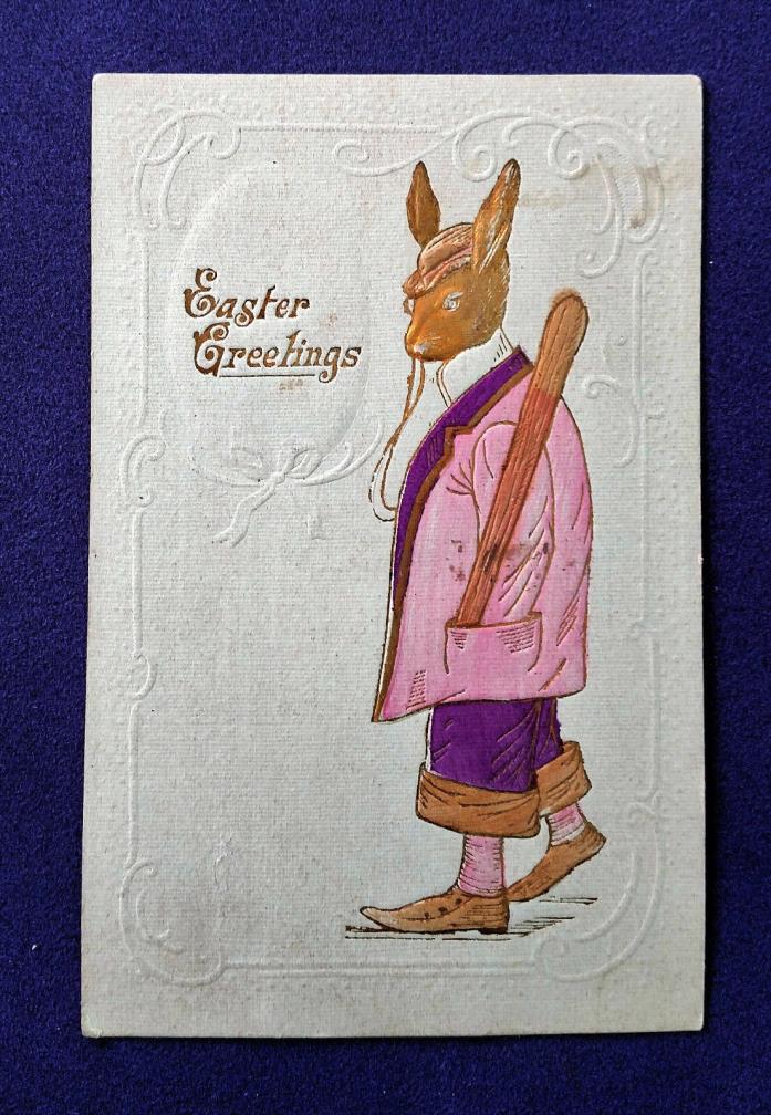 Easter Rabbit Monocle Fancy Dressed With Club Austria EMBOSSED